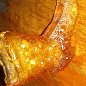 Vintage Glass Boot